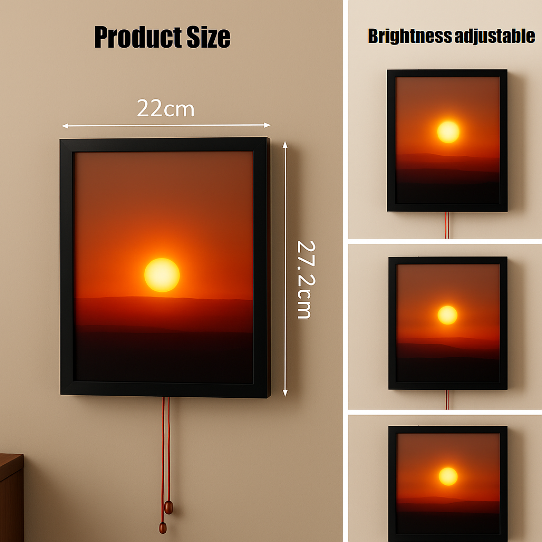 Kinetic Sunrise & Sunset Wall Lamp